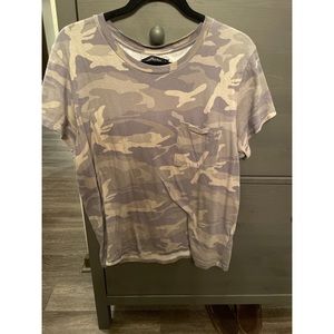 Size L camo print shirt from A&F!